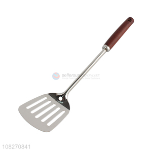 Yiwu wholesale stainless steel slotted spatula for kitchen