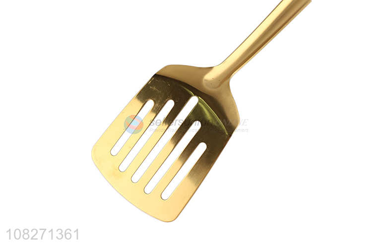 New products stainless steel slotted spatula for cooking