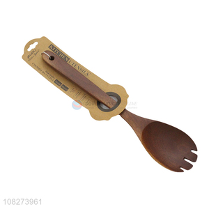 New arrival natural wooden salad server salad spoon wooden utensils