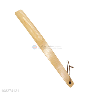 Good quality convenient natural wooden back scratcher with long handle