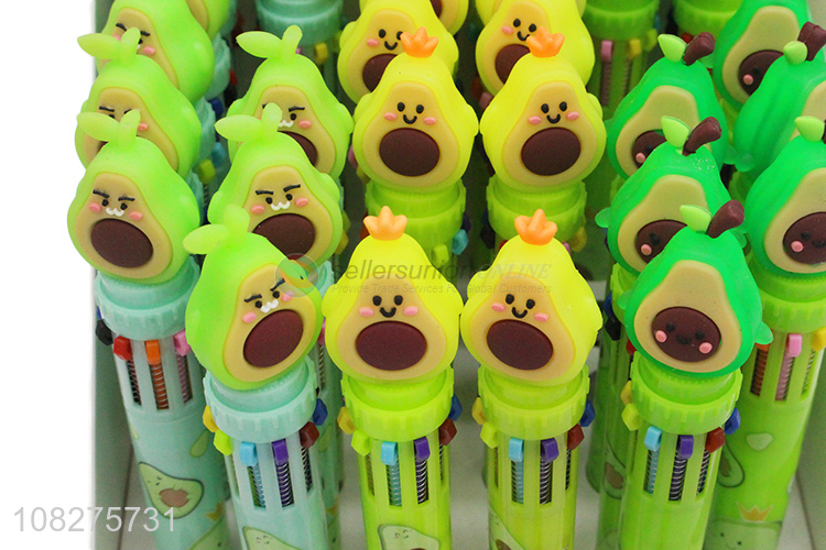 New Design Cartoon Ten Colors Ballpoint Pen