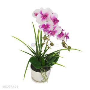 Wholesale artificial orchid flowers for indoor outdoor garden home decor