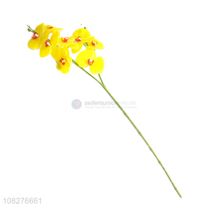 China products yellow 8heads plastic simulation flower for sale