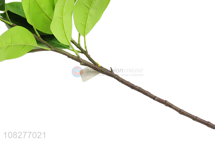 New products indoor decoration natural artificial loquat leaf