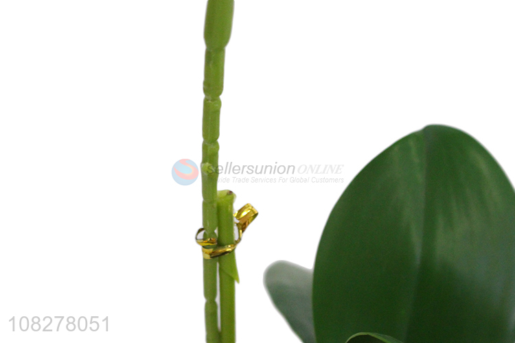 Good quality plastic artificial phalaenopsis home office ornament