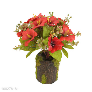 Latest arrival retro simulation potted plants artificial flower