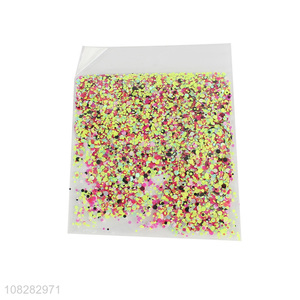 Latest Nail Art Fluorescent Glitter Sequin DIY Decorative Sequin