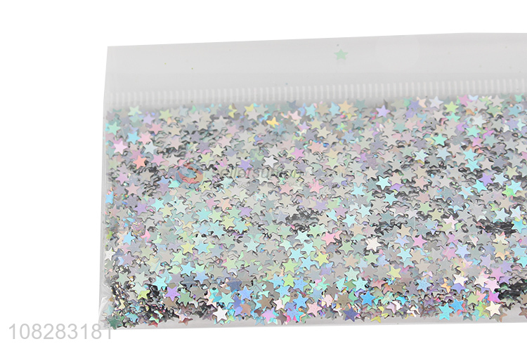 Laser Pentagram Nail Sequins DIY Nail Art Accessories