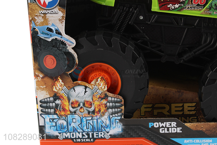 Wholesale 1:18 scale free wheeling off road monster vehicle toy for boys