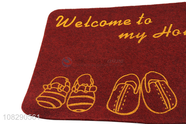 Best seller creative printed party floor mat porch foot mat