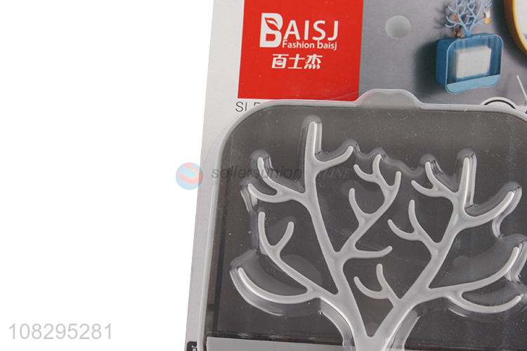 Factory price creative sticky soap box for bathroom accessories