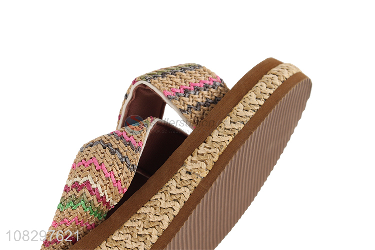 Top selling summer outdoor women casual slippers fashion slippers