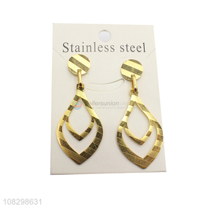 High quality stainless steel statement earrings stud earrings