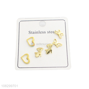 Good Quality Stainless Steel Earrings Cheap Ear Stud