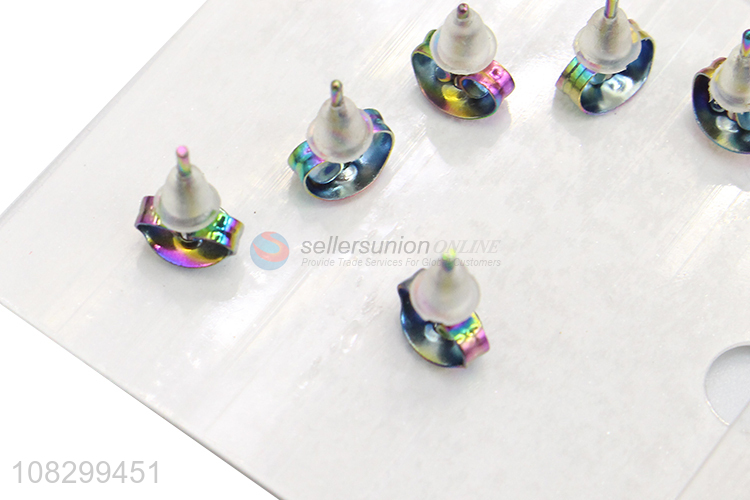 Fashion Design Stainless Steel Ear Stud Ladies Earrings