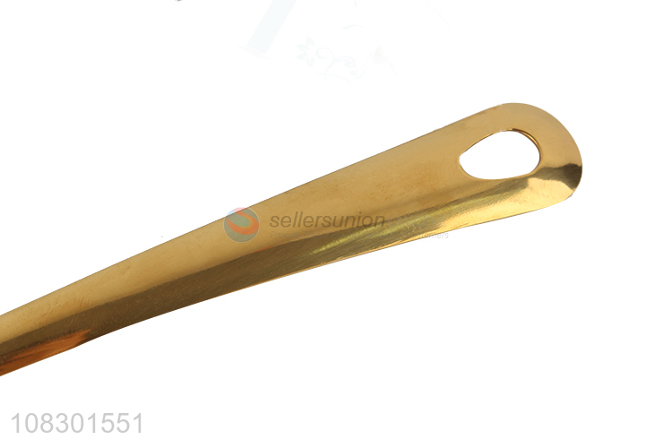 New products golden kitchen canteen spoon with top quality