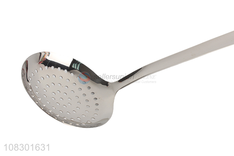 Online wholesale kitchen utensils slotted ladle for cooking