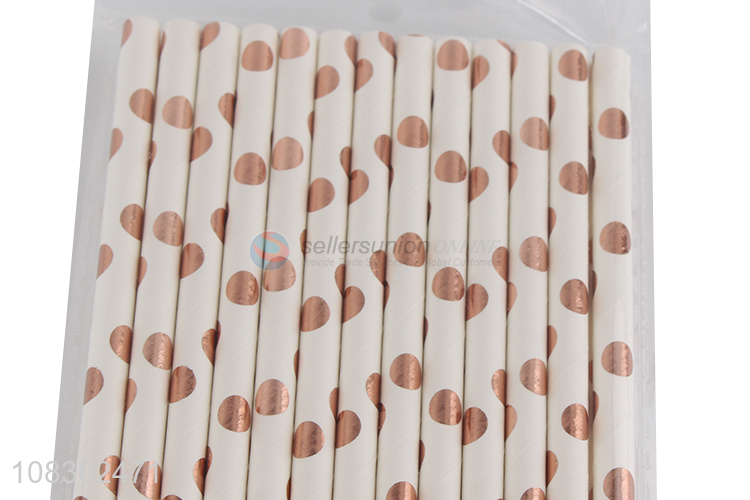 China products cute design paper bubble tea drinking straw