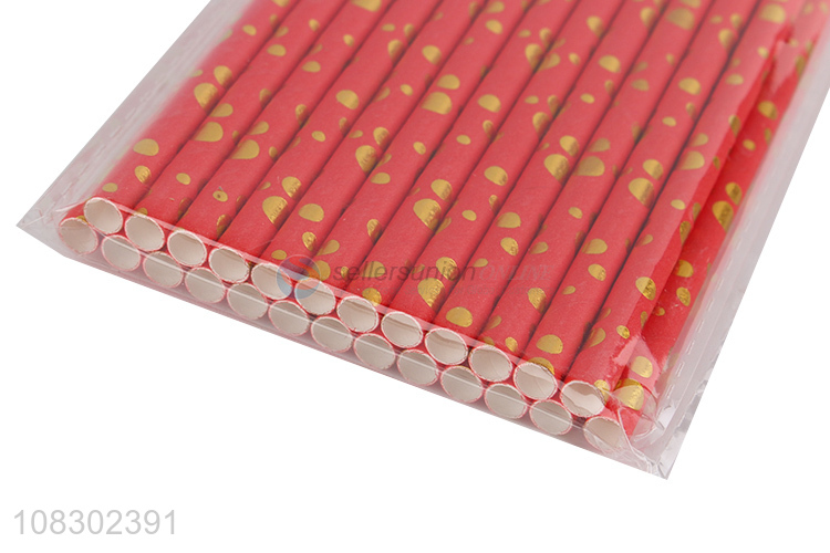 Popular products eco-friendly paper drinking straw for daily use
