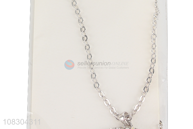 Yiwu Supplier Rhinestone Necklace Ladies Fashion Accessories