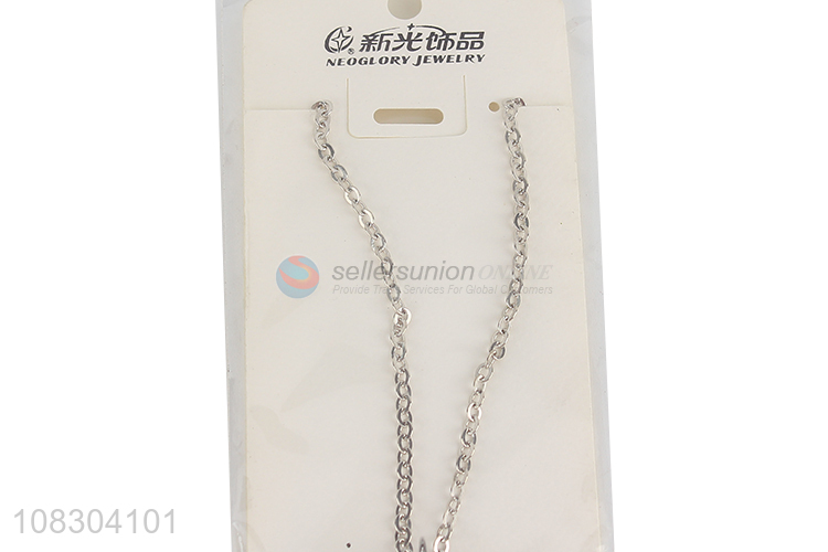 High quality fashion sweater chain temperament necklace for ladies