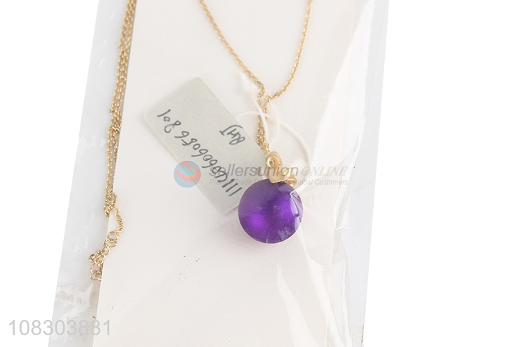 Wholesale price ladies temperament necklace fashion accessories