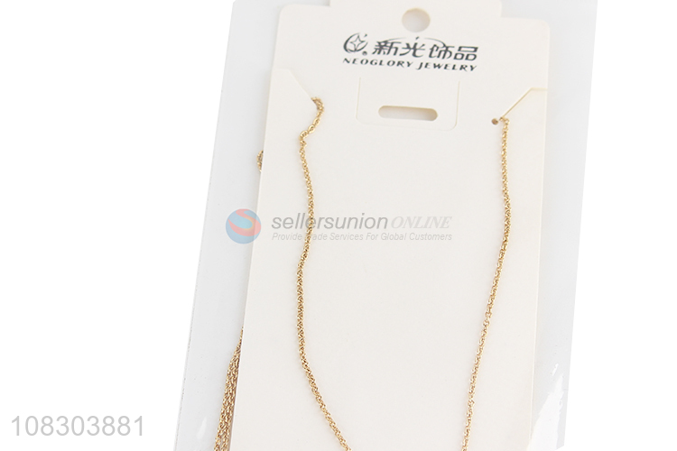 Wholesale price ladies temperament necklace fashion accessories