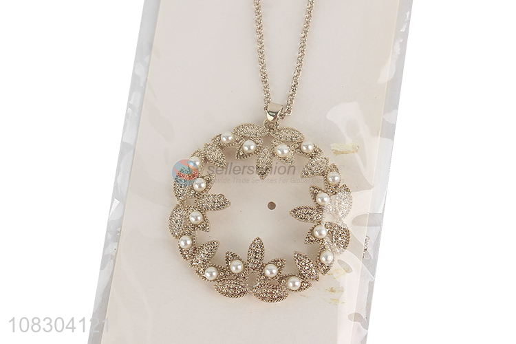 Wholesale girls elegant necklace fashion decorative chain for garment