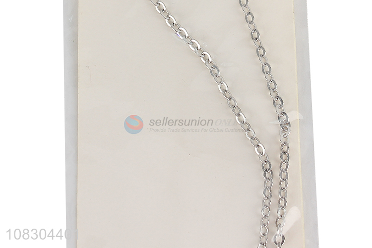 Top quality fashion sweater chain plating necklace for ladies