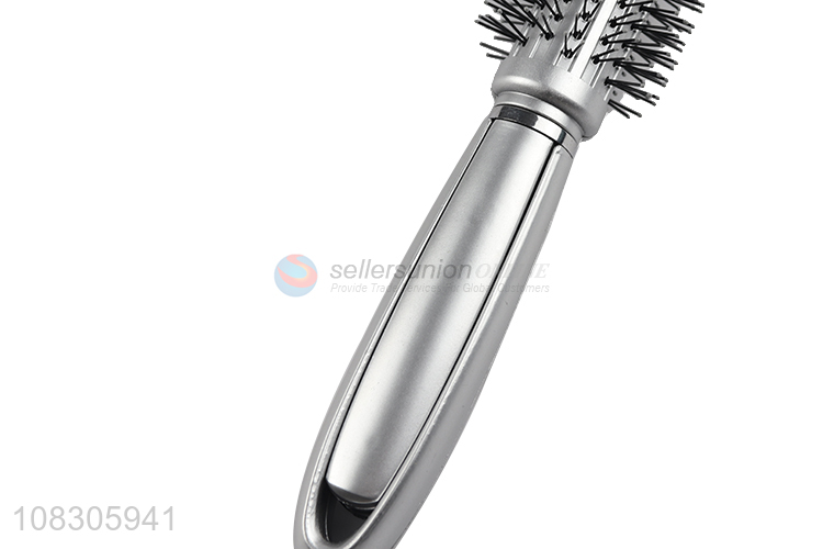 New arrival silver curly hair comb hair brush for ladies