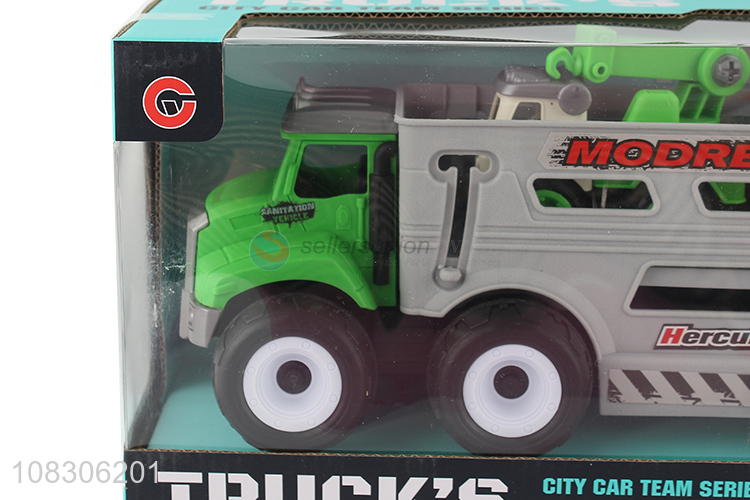 Hot Sale Inertial Truck Sanitation Truck Set Toy Car