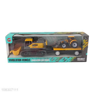 Good Sale Inertial Engineering Vehicle With Pull Back Vehicle Toy Car
