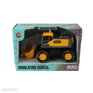Good Sale Inertial Vehicle Simulation Excavator Toy Car
