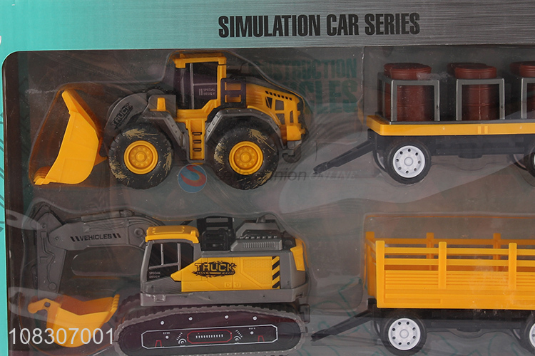 Fashion Inertial Engineering Vehicle Simulation Car Toy Set