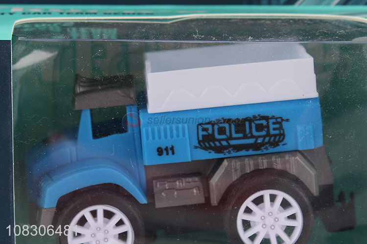 Good Price Plastic Police Car Pull Back Toy Car For Kids