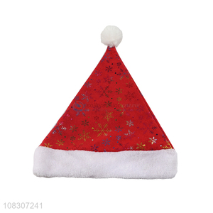 Best selling creative polyester Christmas hat party decoration ornament