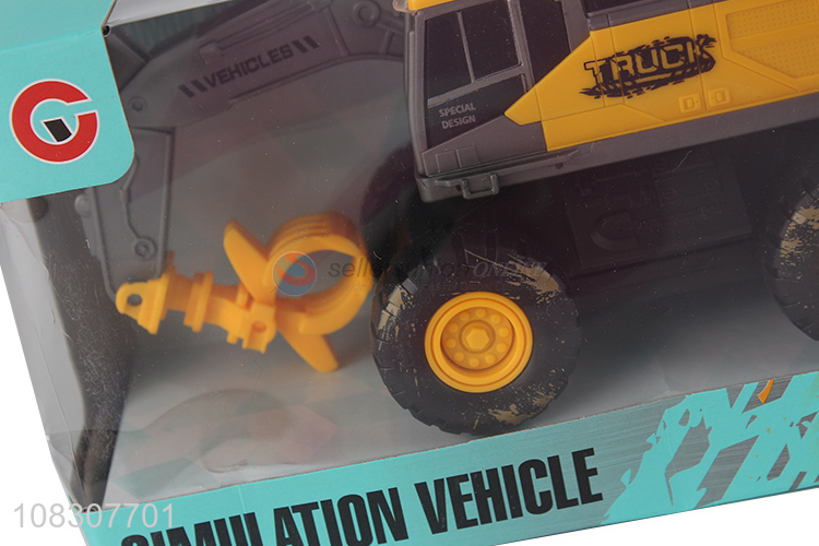 Cartoon Inertial Engineering Vehicle With Light And Music