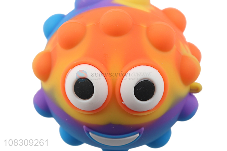 Best price colourful soft silicone squeeze ball toys for anti-stress