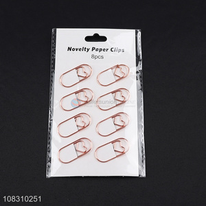 New products metal paper clips cute clips office supplies