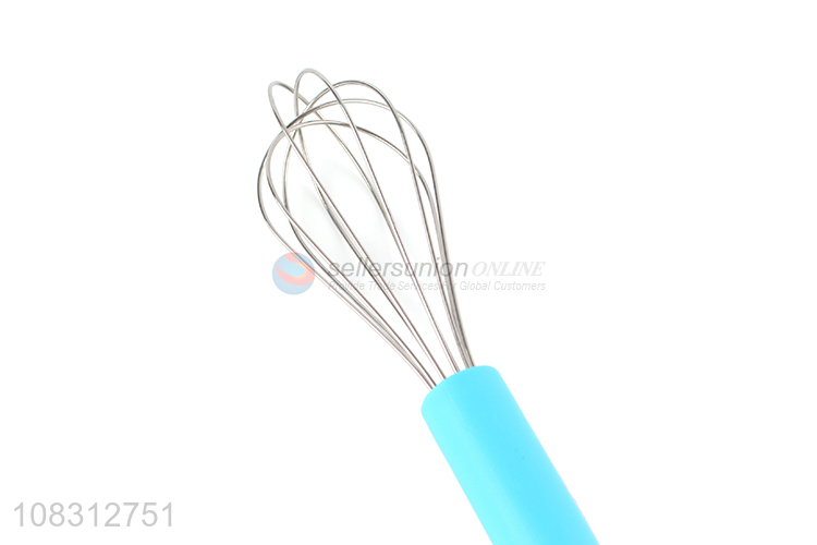 Yiwu supplier kitchen manual egg mixer long handle egg whisk