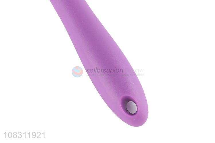 Good quality purple stainless steel egg beater for kitchen