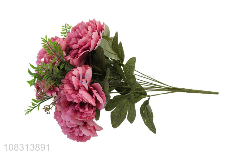 Wholesale realistic fake peony flowers for indoor outdoor decor