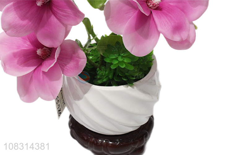 Top selling decorative artificial bonsai fake flower wholesale