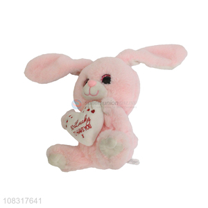 Wholesale soft cute stuffed animals rabbit plush toy