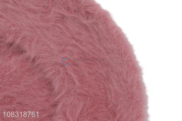 Hot selling products fashion beret winter rabbit fur hat