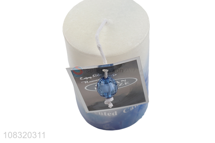 Factory wholesale two-color column wax scented candles