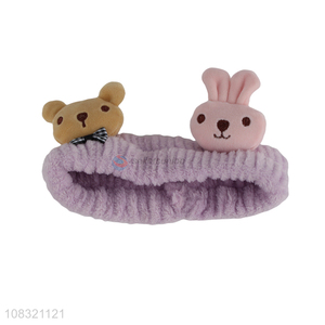 New arrival cute animal hairband elastic makeup headband