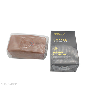 High quality creative coffee scrub soap facial soap