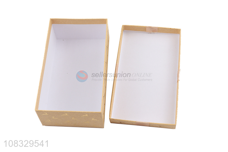 Good quality rectangule Christmas gift box paper packing box