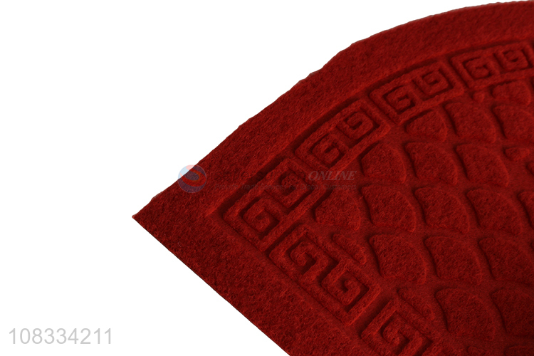 Hot Selling Non-Slip Semi-Circular Door Mat Welcome Mat